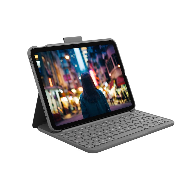 Logitech Slim Folio - Tastatur und Foliohulle